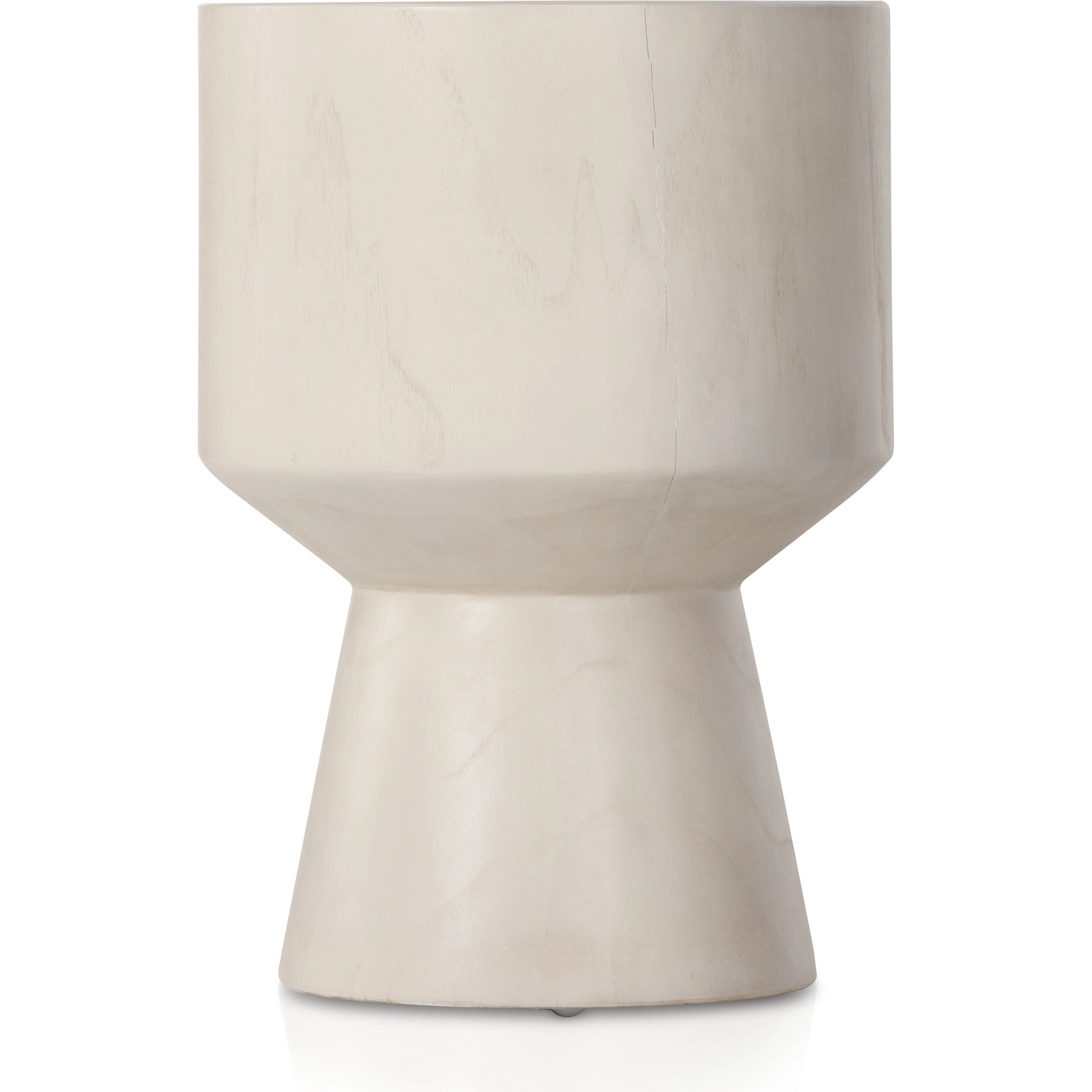 Jovie Outdoor End Table by Four Hands. Made from solid teak in a modern style.