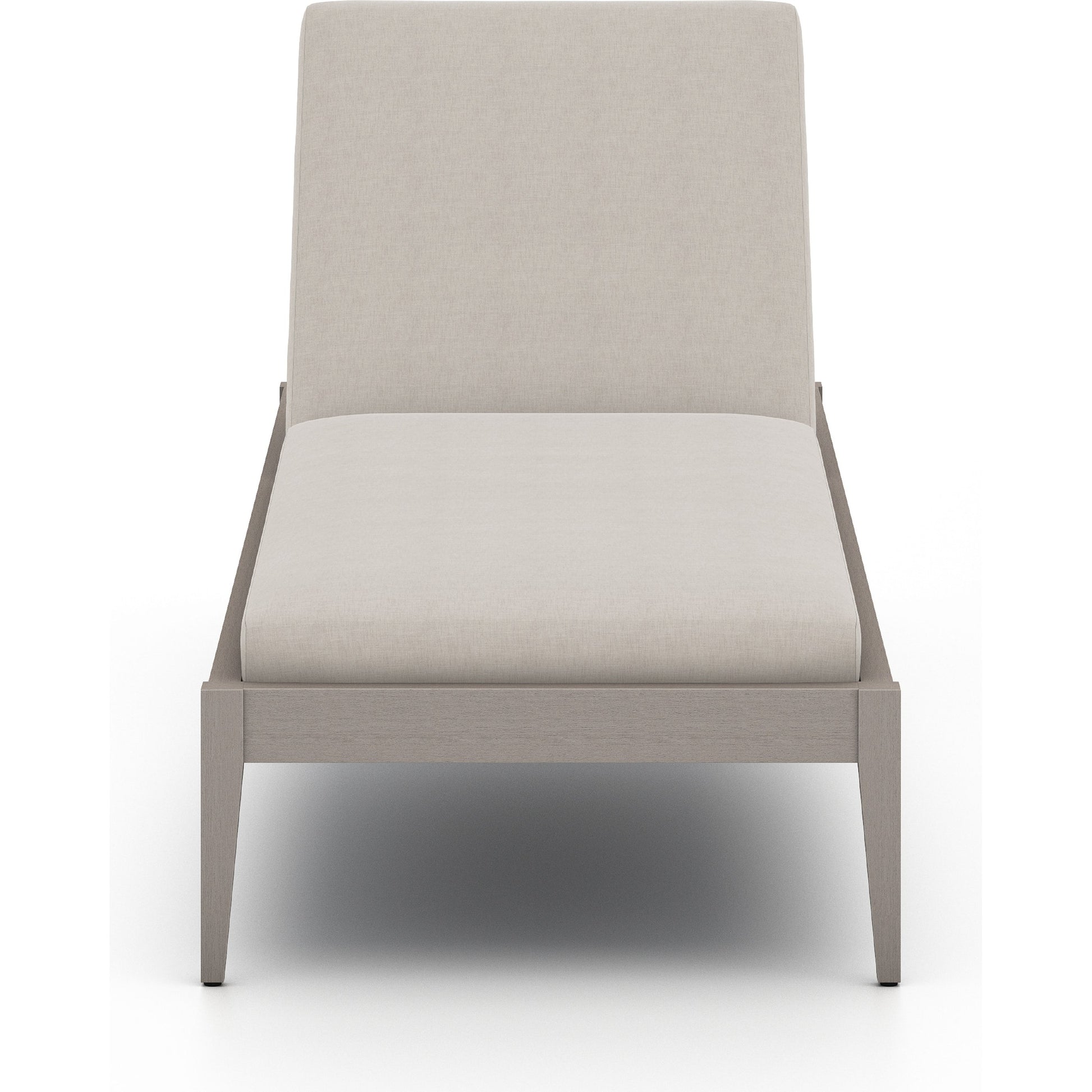 Sherwood Outdoor Chaise by Four Hands. Made from 100% olefin, solid fsc®-certified teak, 100% polypropylene in a coastal style.