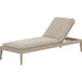 Sherwood Outdoor Chaise by Four Hands. Made from 100% olefin, solid fsc®-certified teak, 100% polypropylene in a coastal style.