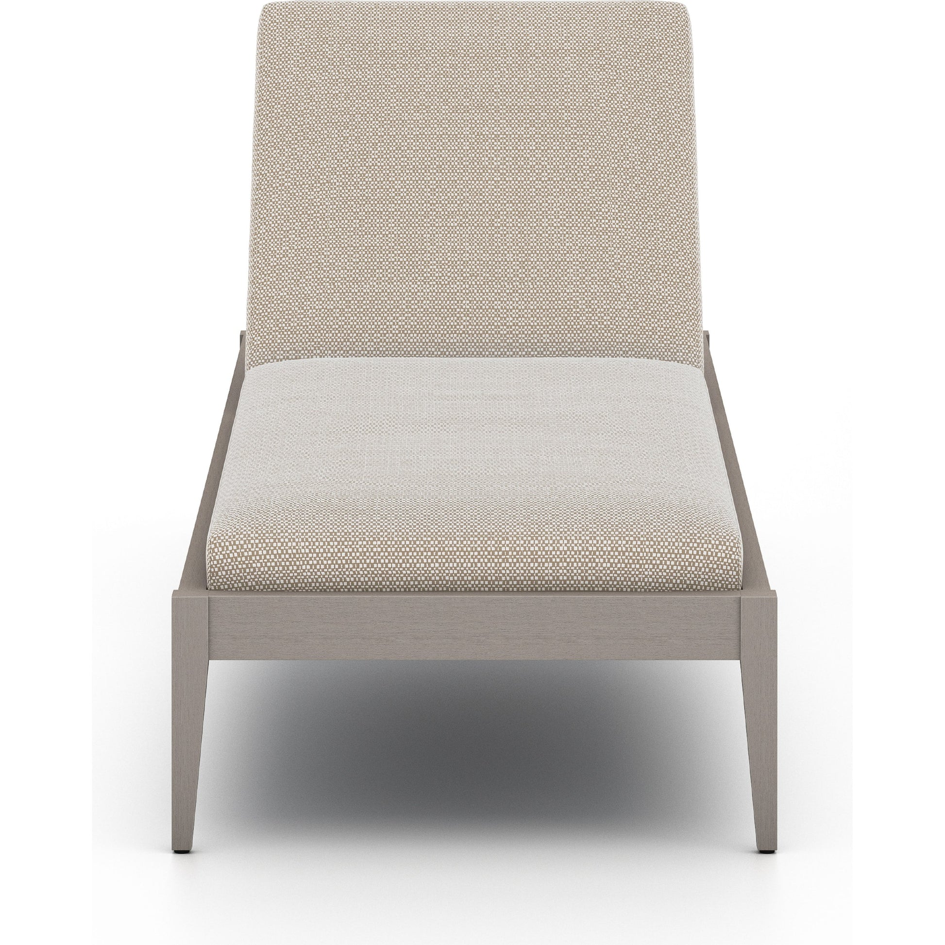 Sherwood Outdoor Chaise by Four Hands. Made from 100% olefin, solid fsc®-certified teak, 100% polypropylene in a coastal style.