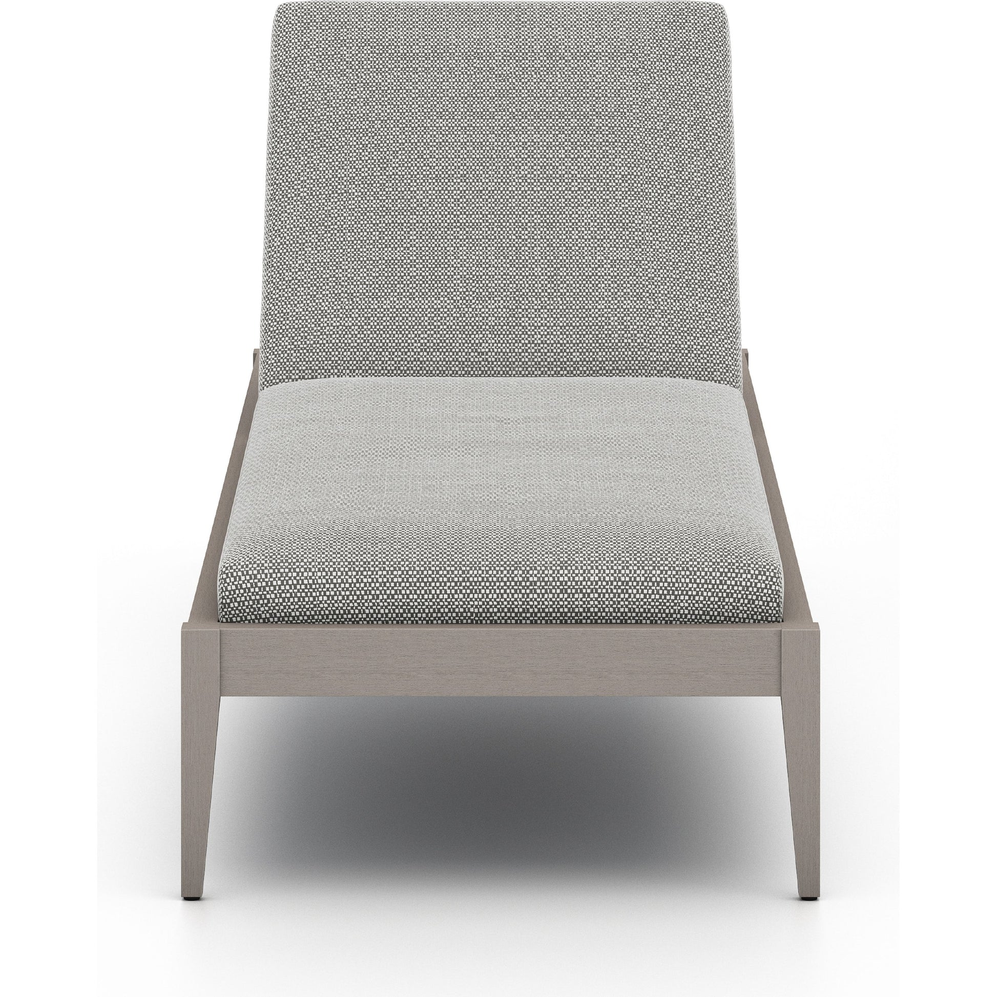 Sherwood Outdoor Chaise by Four Hands. Made from 100% olefin, solid fsc®-certified teak, 100% polypropylene in a coastal style.