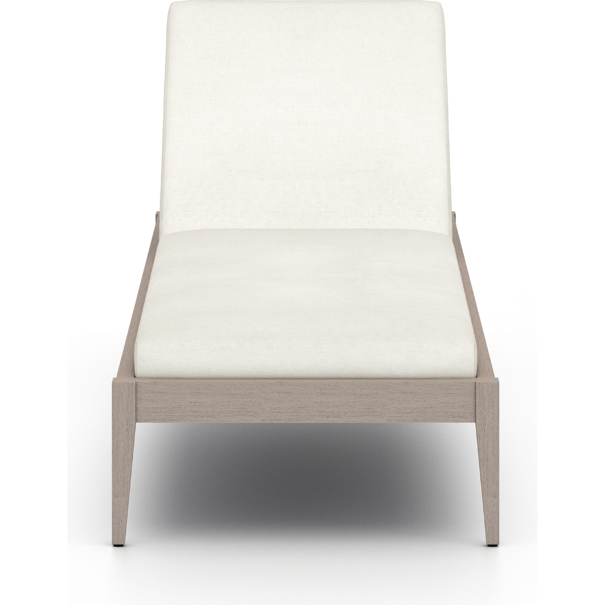 Sherwood Outdoor Chaise by Four Hands. Made from 100% olefin, solid fsc®-certified teak, 100% polypropylene in a coastal style.