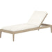 Sherwood Outdoor Chaise by Four Hands. Made from 100% olefin, solid fsc®-certified teak, 100% polypropylene in a coastal style.