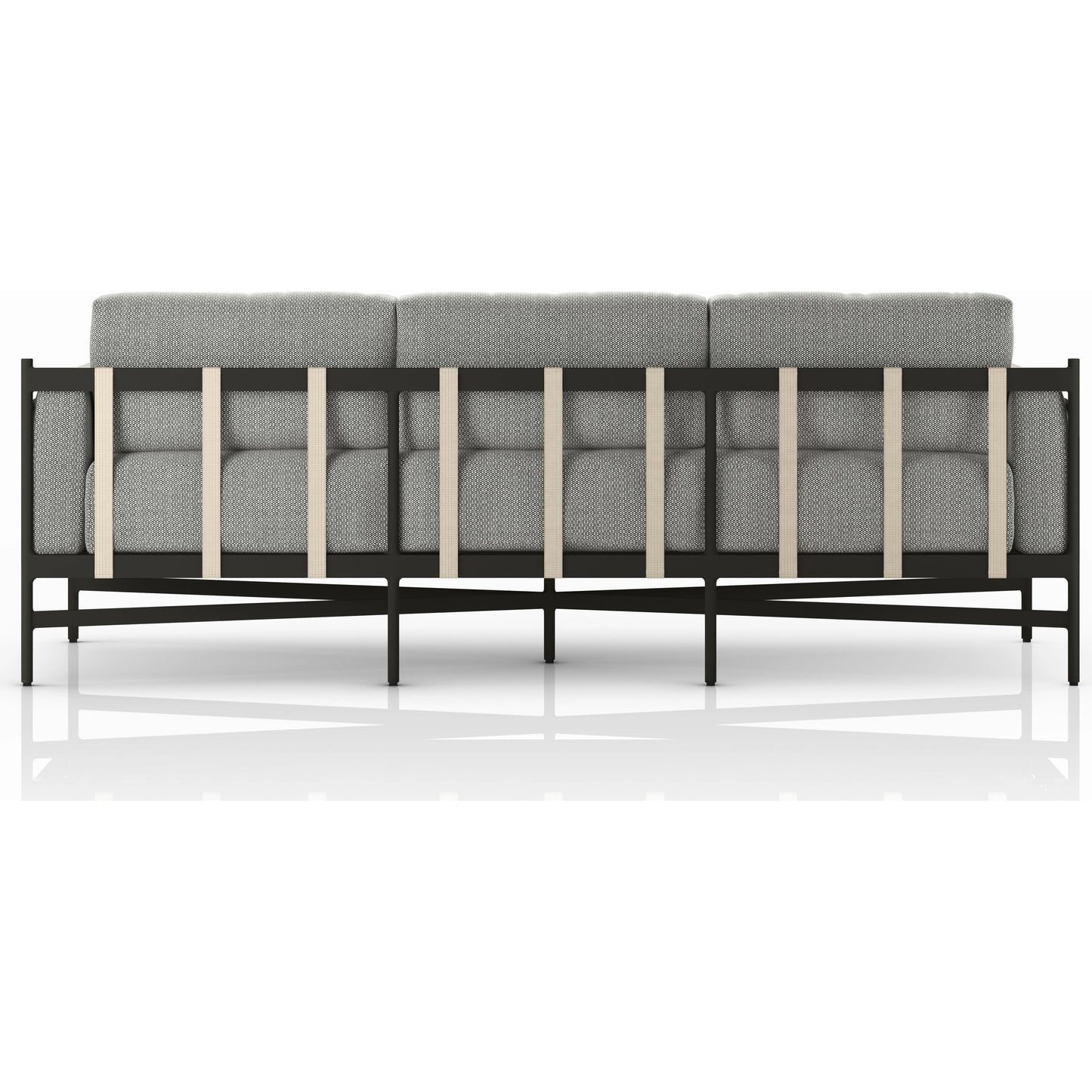 013 SI-2001454 | Additional Silo | Hearst 99" Outdoor Sofa by Four Hands in bronze. Made from 100% olefin, aluminum, 100% polypropylene in a modern style.