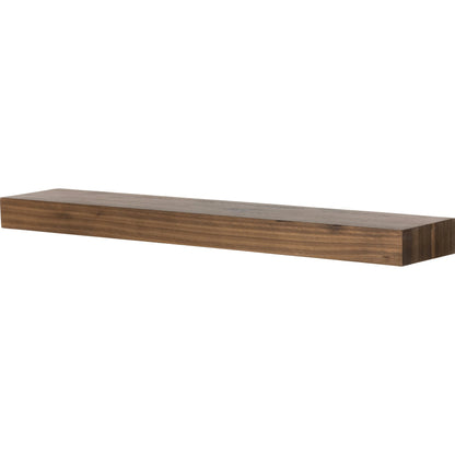 Cain Floating Shelf by Four Hands in gold guanacaste. Made from thick guanacaste veneer in a transitional style.