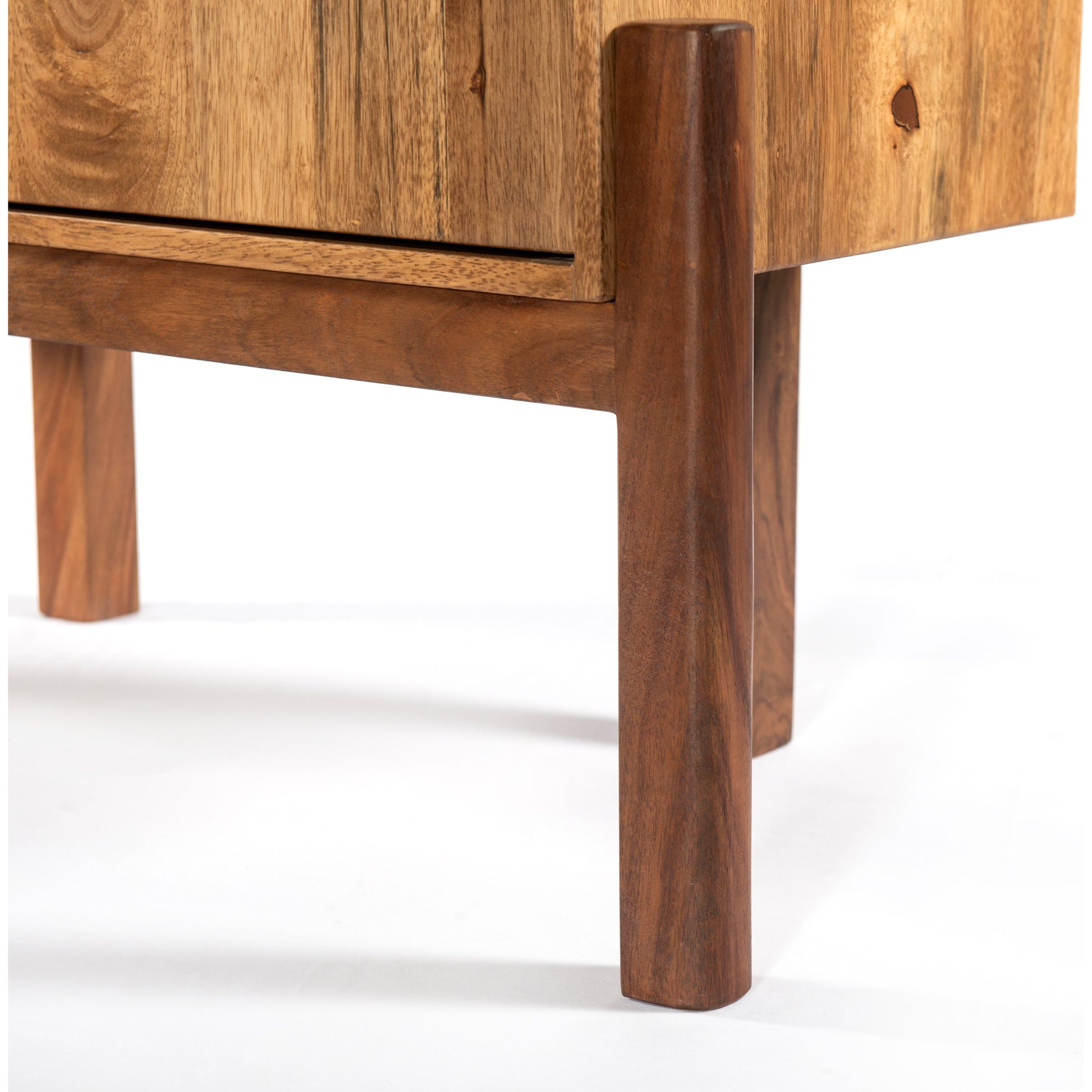 Reza Bar Cabinet by Four Hands in smoked honey parawood. Made from solid parawood, brass, solid acacia in a transitional style.