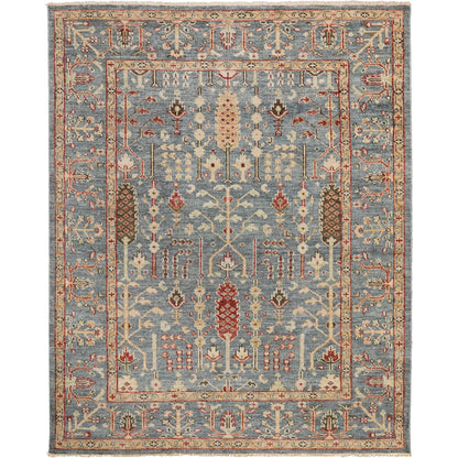 Carrington Traditional Oriental Rug - 6499F by Feizy in blue, red, gold. Made from wool in a unique style.