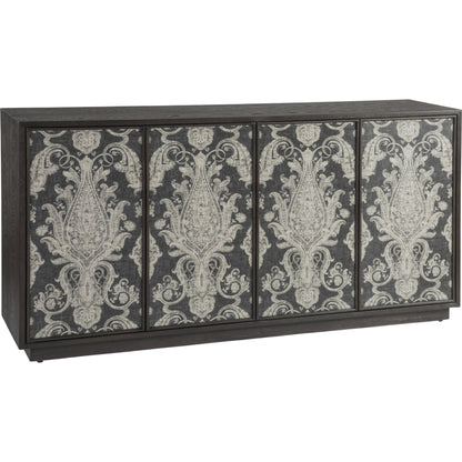 Venerato 4 Doors Media Console by Artistica Home in mocha brown. Made from unique in a traditional style.