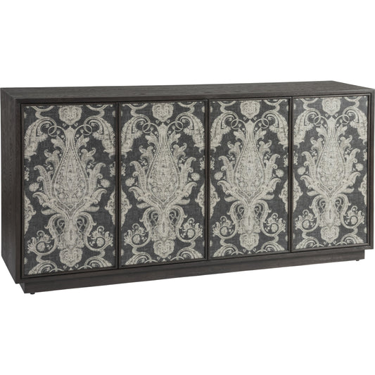 Venerato Media Console by Artistica Home in mocha brown. Made from unique in a traditional style.