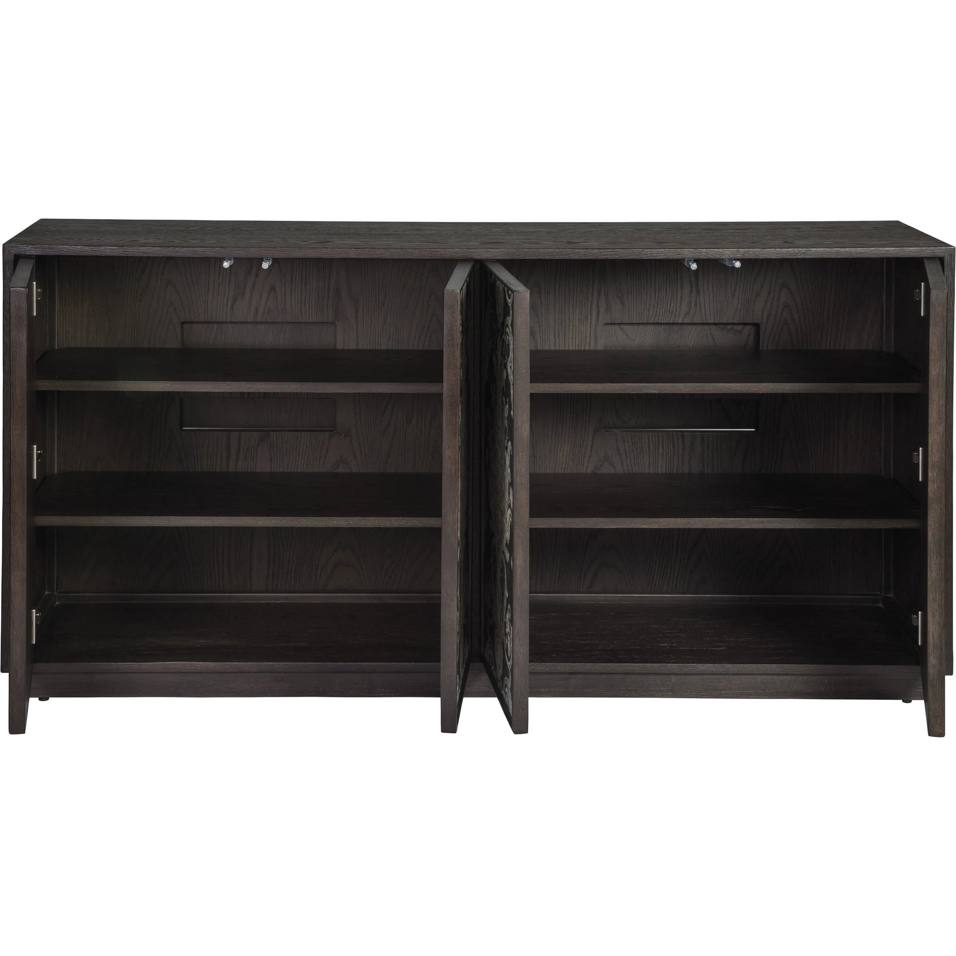 Venerato 4 Doors Media Console by Artistica Home in mocha brown. Made from unique in a traditional style.