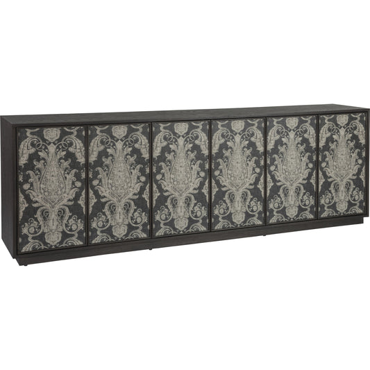 Venerato Media Console by Artistica Home in mocha brown. Made from unique in a traditional style.