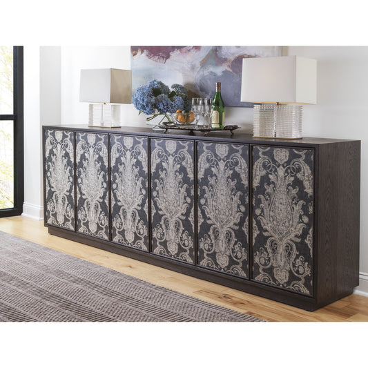 Venerato Media Console by Artistica Home in mocha brown. Made from unique in a traditional style.