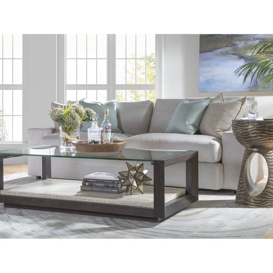 Venerato Cocktail Table by Artistica Home in mocha brown. Made from unique in a transitional style.