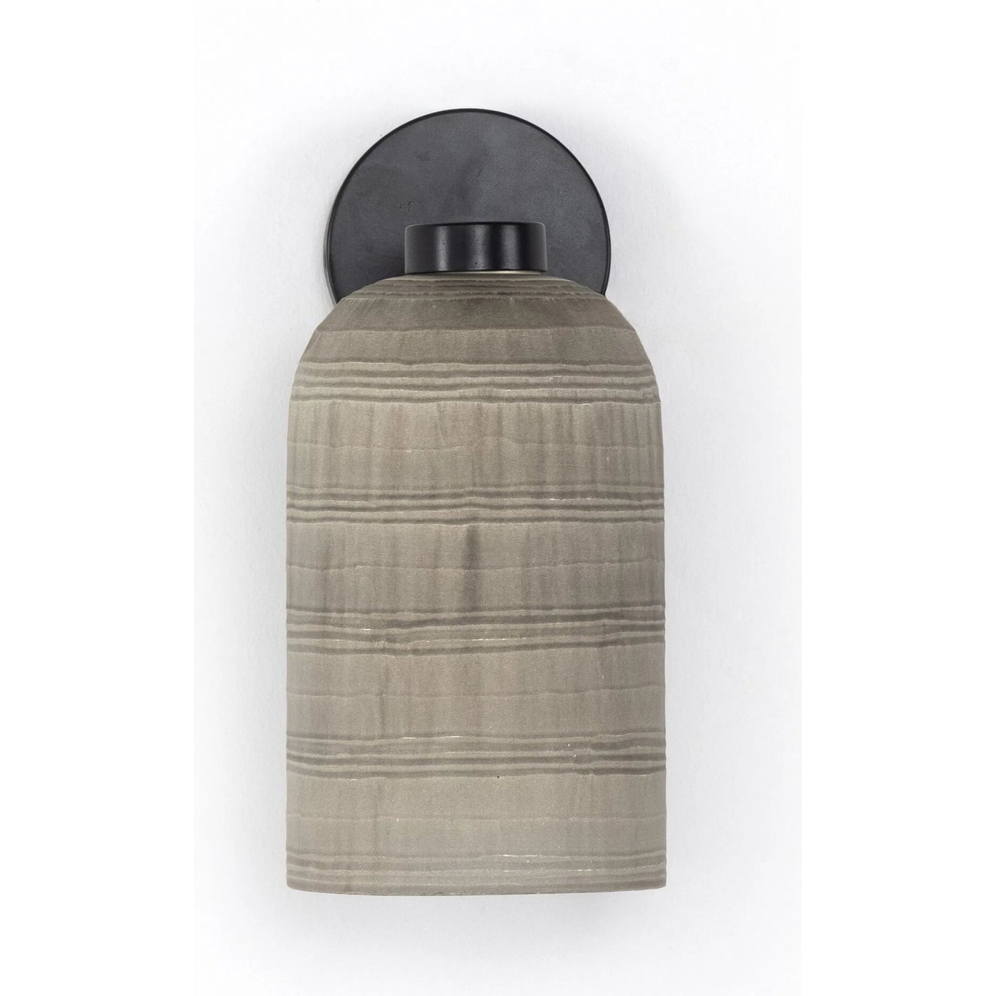 002 SI-2332182 | Additional Silo | Brynner Sconce by Four Hands in dripping etched silver, antiqued iron. Made from glass, iron in a modern style.