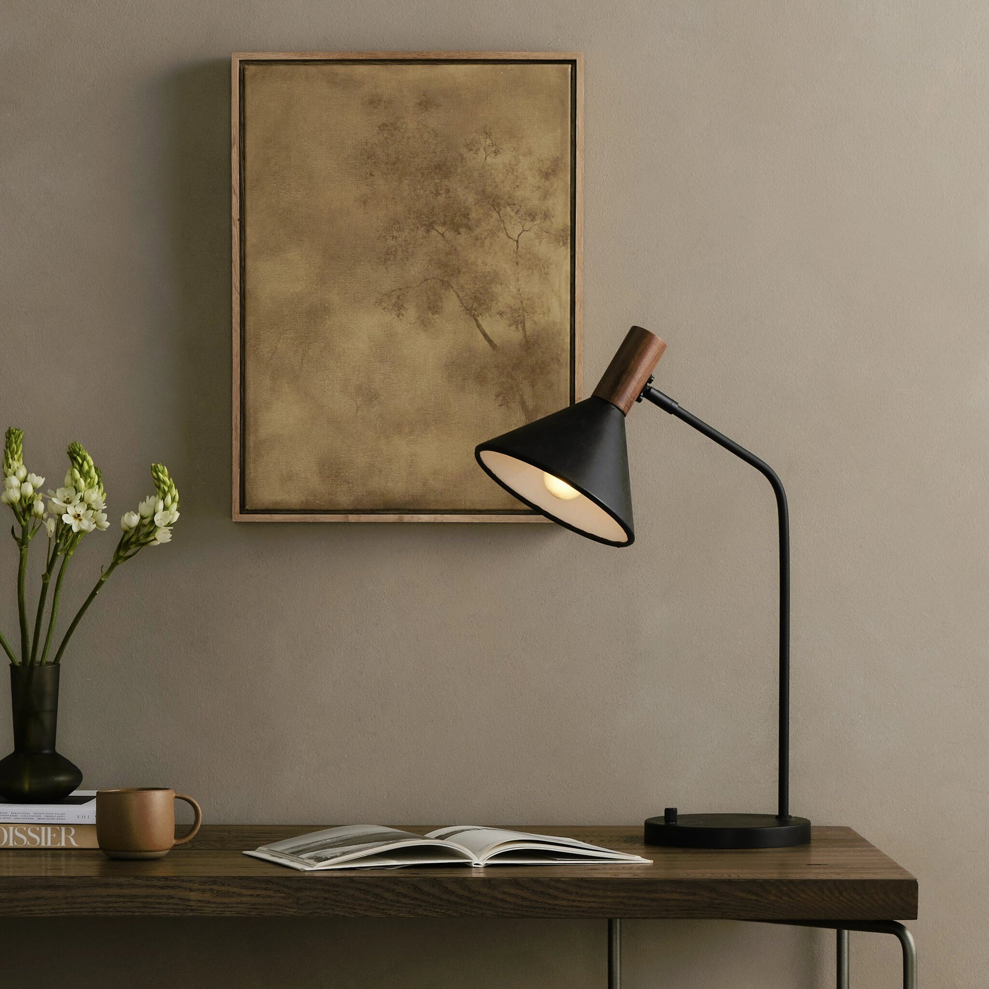 Cullen Task Lamp by Four Hands. Made from unique in a modern style.