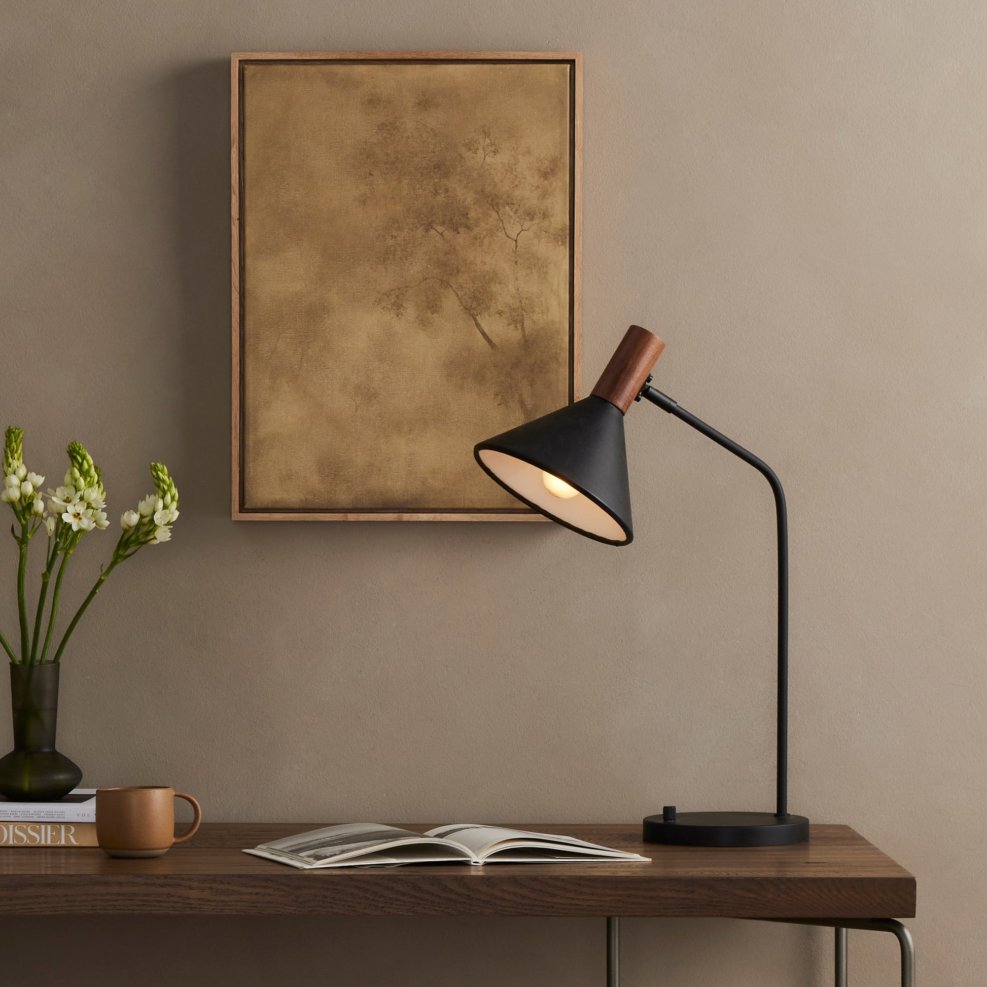Cullen Task Lamp by Four Hands. Made from unique in a modern style.