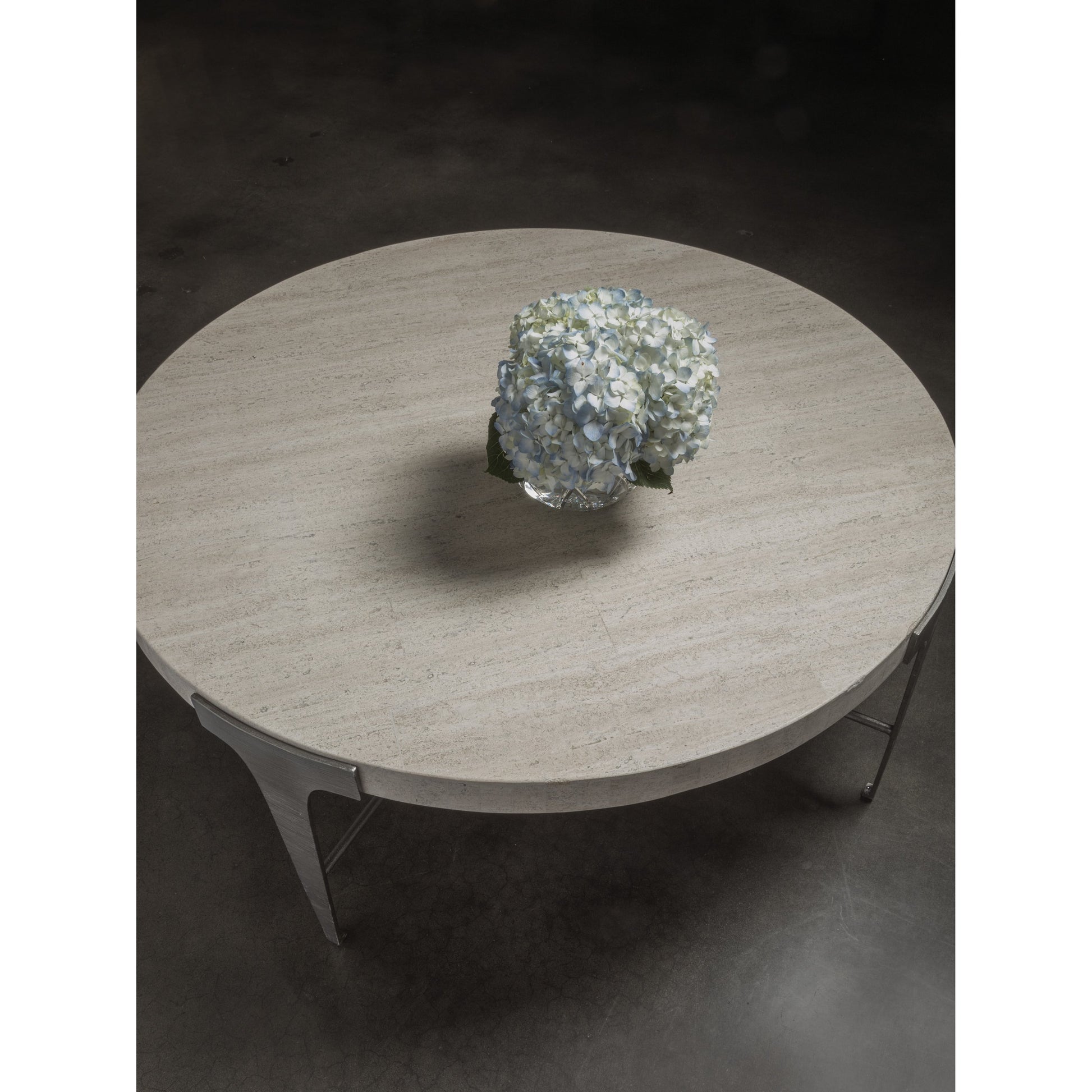 Cachet Cocktail Table by Artistica Home in silver leaf. Made from unique in a transitional style.