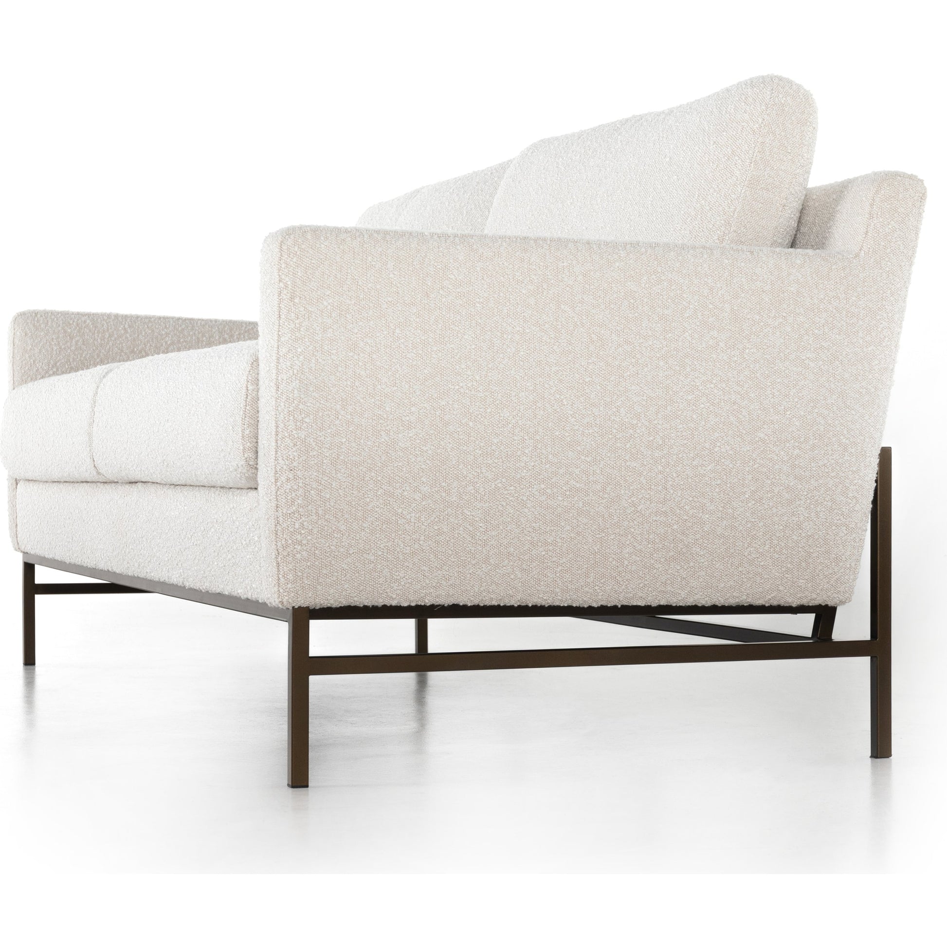 Vanna Sofa by Four Hands. Made from 95% polyester, 5% acrylic, iron, 100% polyester in a modern style.