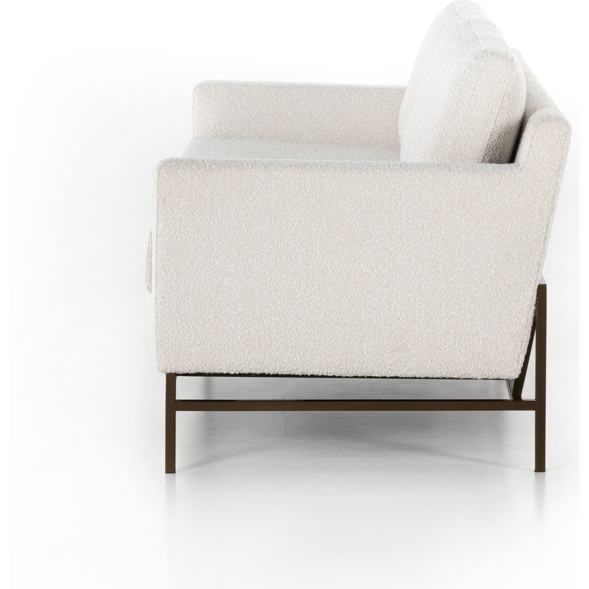 Vanna Sofa by Four Hands. Made from 95% polyester, 5% acrylic, iron, 100% polyester in a modern style.