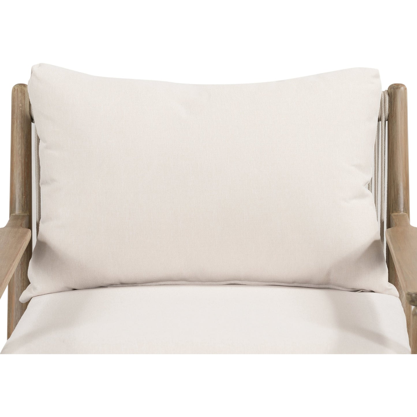 003 SI-1716558 | Additional Silo | Rosen Outdoor Chair by Four Hands in lakin oat. Made from 100% olefin, solid fsc®-certified eucalyptus, 98% polypropylene, 2% polyester in a coastal style.