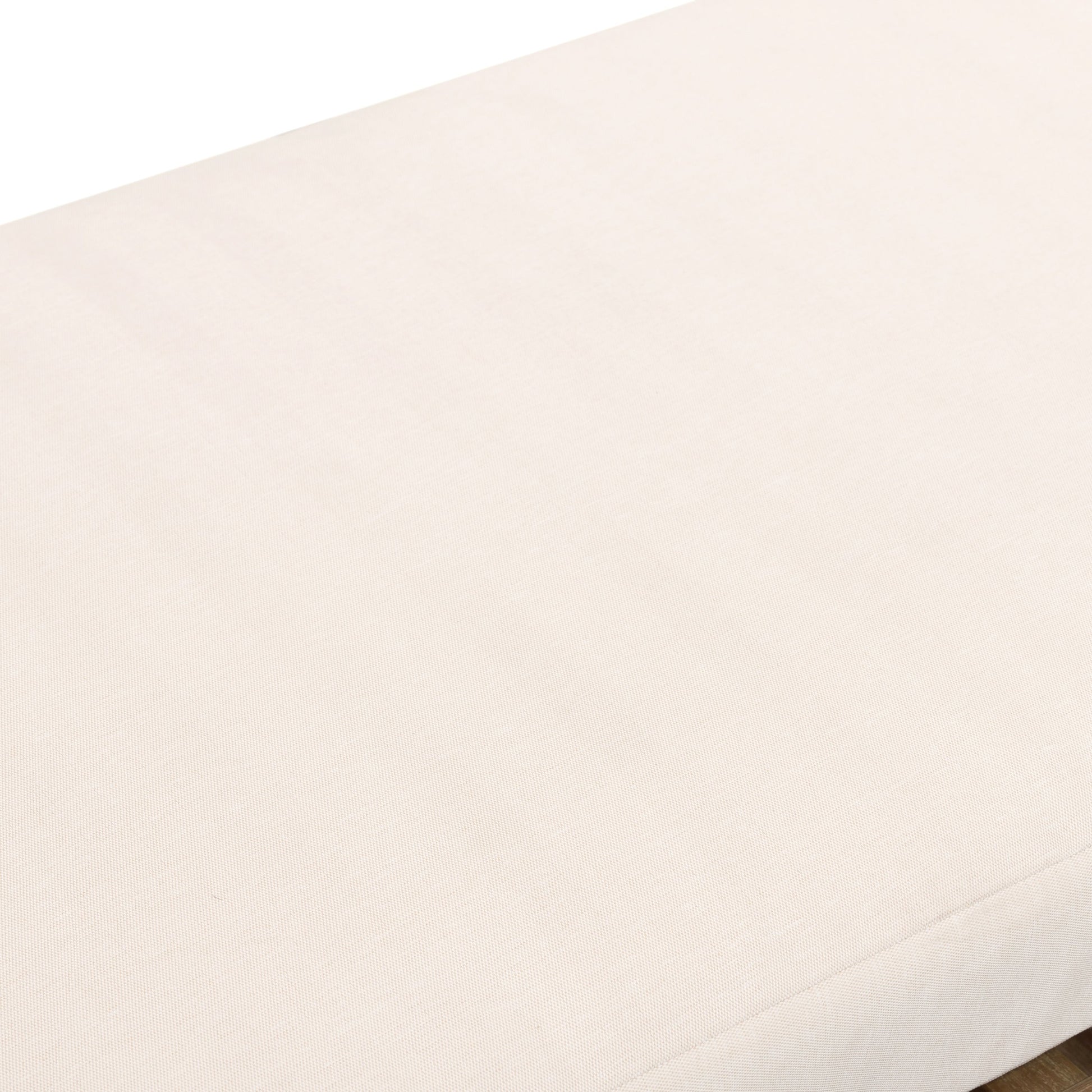 Rosen Outdoor Chaise by Four Hands in lakin oat, natural eucalyptus fsc, natural rope. Made from 100% olefin, solid fsc®-certified eucalyptus, 98% polypropylene, 2% polyester in a coastal style.