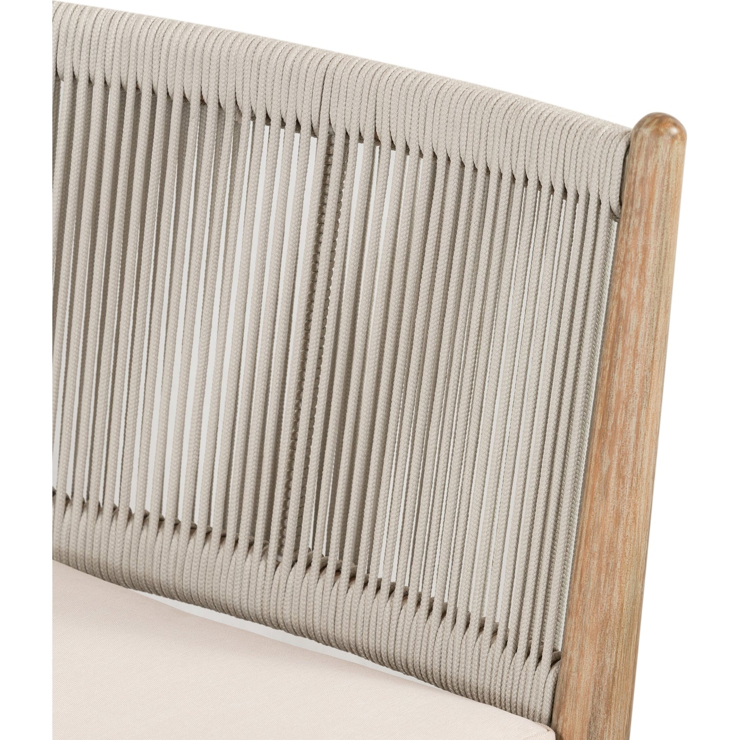 007 SI-1716562 | Additional Silo | Rosen Outdoor Dining Chair by Four Hands in lakin oat. Made from 100% olefin, solid fsc®-certified eucalyptus, 98% polypropylene, 2% polyester in a coastal style.