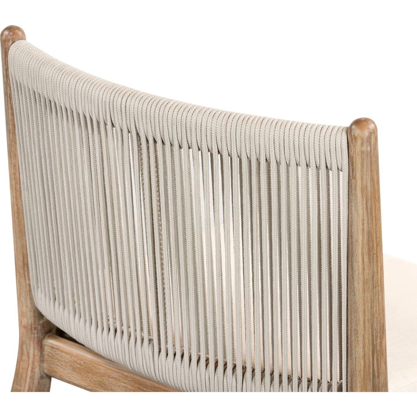 013 SI-1716562 | Additional Silo | Rosen Outdoor Dining Chair by Four Hands in lakin oat. Made from 100% olefin, solid fsc®-certified eucalyptus, 98% polypropylene, 2% polyester in a coastal style.