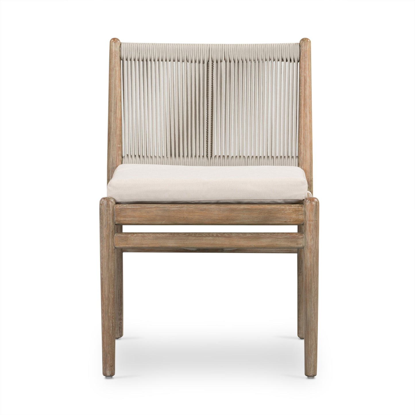 004 SI-1716562 | Additional Silo | Rosen Outdoor Dining Chair by Four Hands in lakin oat. Made from 100% olefin, solid fsc®-certified eucalyptus, 98% polypropylene, 2% polyester in a coastal style.