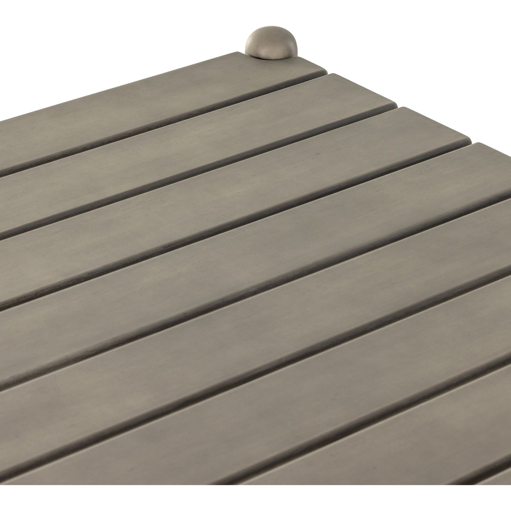 Rosen Outdoor Dining Table by Four Hands in natural eucalyptus. Made from solid fsc®-certified eucalyptus in a modern style.