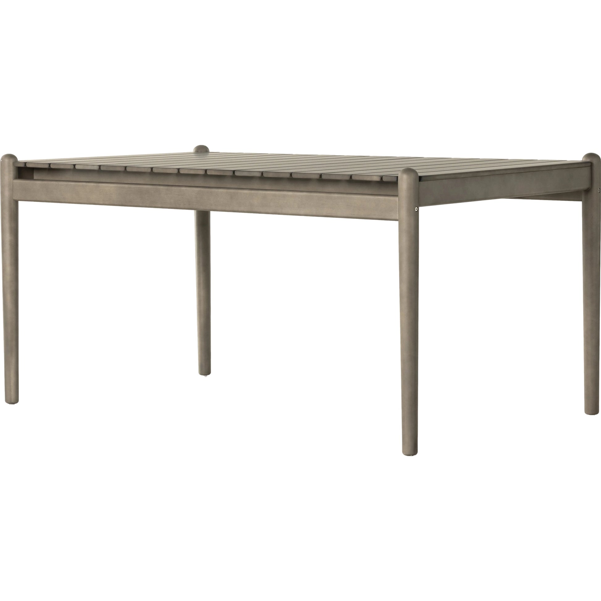 Rosen Outdoor Dining Table by Four Hands in natural eucalyptus. Made from solid fsc®-certified eucalyptus in a modern style.