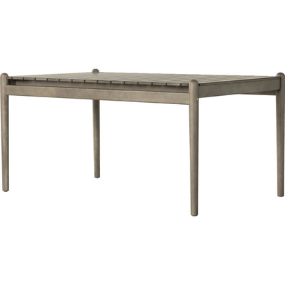 Rosen Outdoor Dining Table by Four Hands in natural eucalyptus. Made from solid fsc®-certified eucalyptus in a modern style.