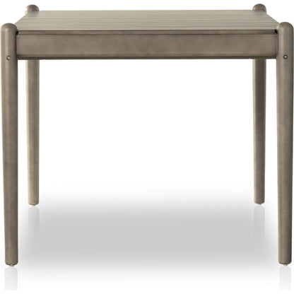 Rosen Outdoor Dining Table by Four Hands in natural eucalyptus. Made from solid fsc®-certified eucalyptus in a modern style.