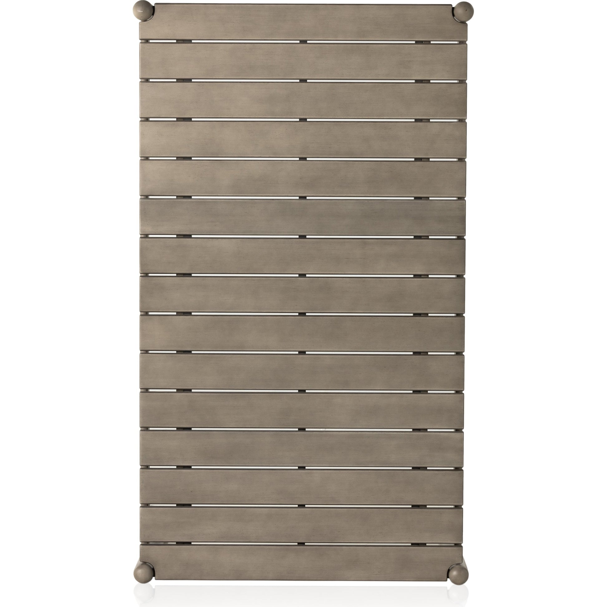 Rosen Outdoor Dining Table by Four Hands in natural eucalyptus. Made from solid fsc®-certified eucalyptus in a modern style.