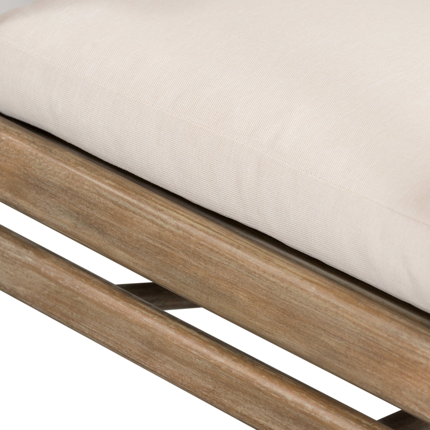 010 SI-1716561 | Additional Silo | Rosen Outdoor Dining Armchair by Four Hands in natural rope, lakin oat and natural eucalyptus. Made from 100% olefin, solid fsc®-certified eucalyptus, 98% polypropylene, 2% polyester in a coastal style.