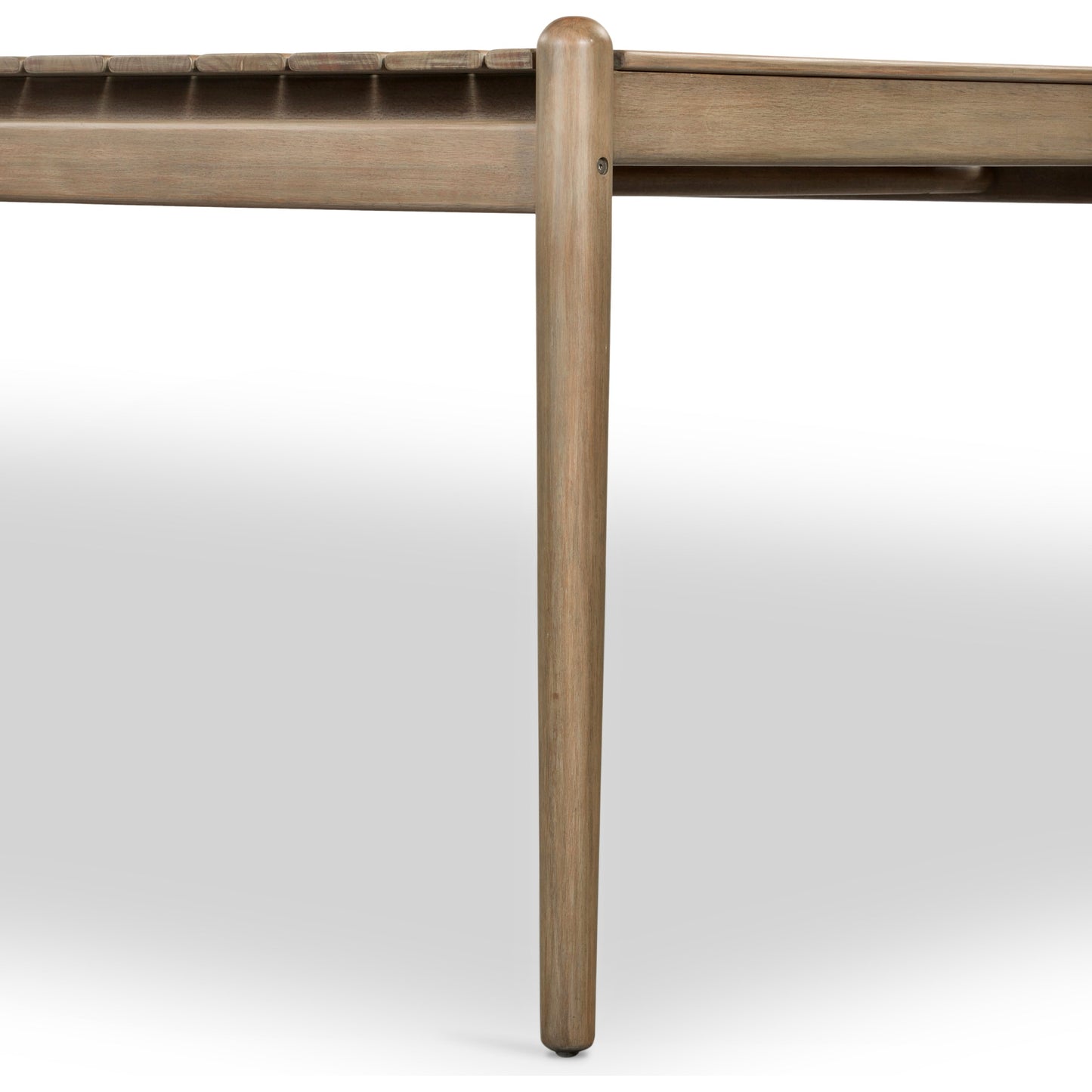 008 SI-1716564 | Additional Silo | Rosen Outdoor Dining Table by Four Hands in natural eucalyptus. Made from solid fsc®-certified eucalyptus in a modern style.