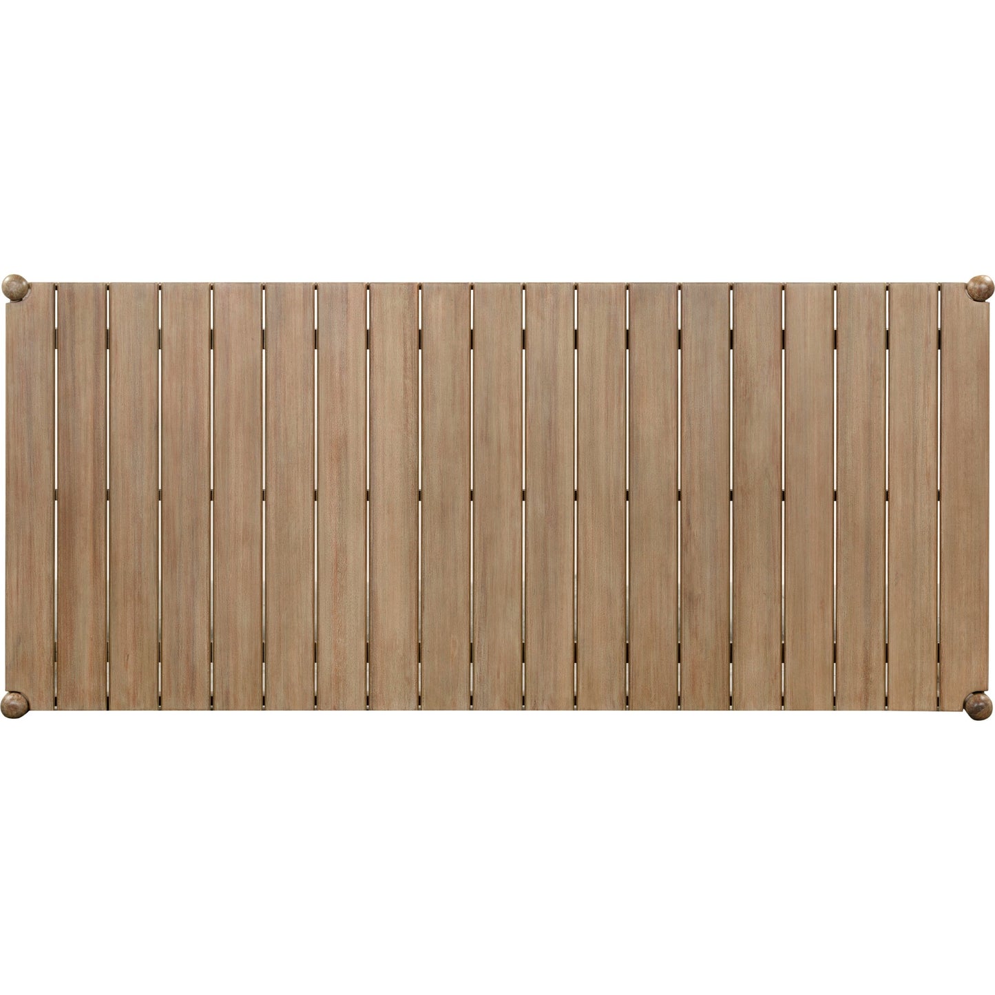 009 SI-1716564 | Additional Silo | Rosen Outdoor Dining Table by Four Hands in natural eucalyptus. Made from solid fsc®-certified eucalyptus in a modern style.