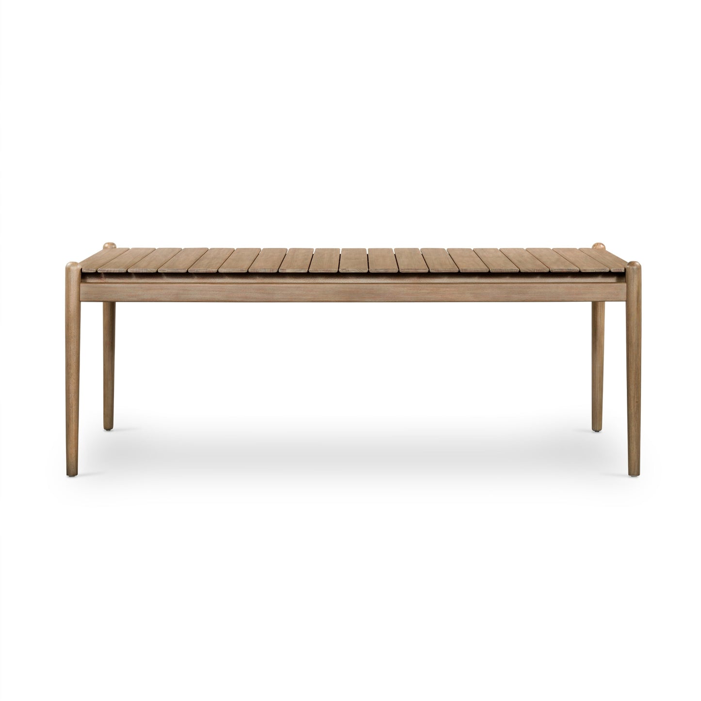 003 SI-1716564 | Additional Silo | Rosen Outdoor Dining Table by Four Hands in natural eucalyptus. Made from solid fsc®-certified eucalyptus in a modern style.