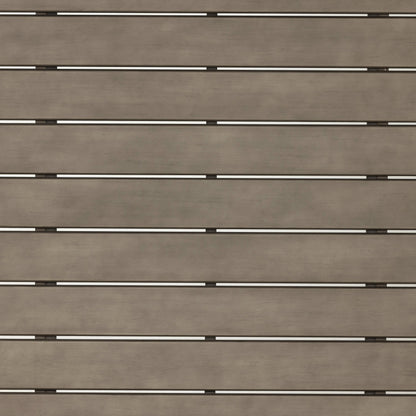 Rosen Outdoor Dining Table by Four Hands in natural eucalyptus. Made from solid fsc®-certified eucalyptus in a modern style.