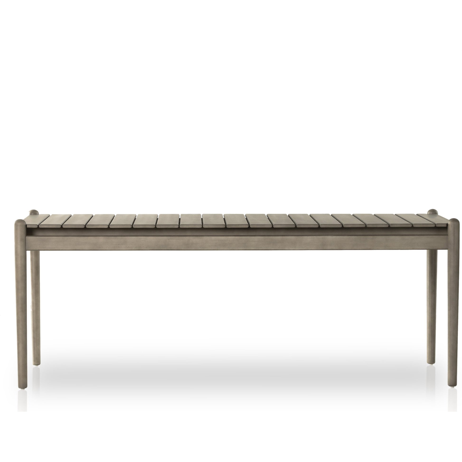 Rosen Outdoor Dining Table by Four Hands in natural eucalyptus. Made from solid fsc®-certified eucalyptus in a modern style.