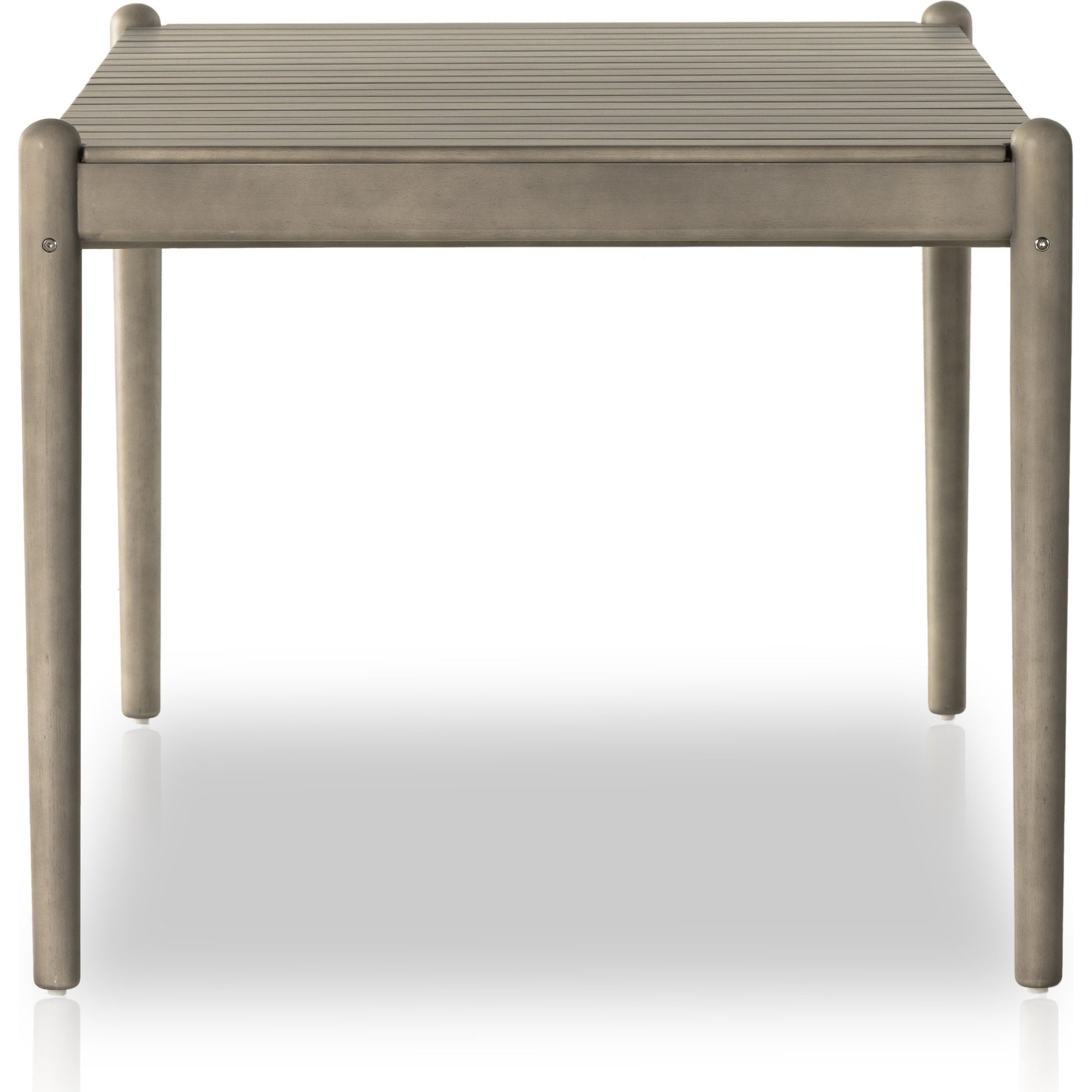 Rosen Outdoor Dining Table by Four Hands in natural eucalyptus. Made from solid fsc®-certified eucalyptus in a modern style.