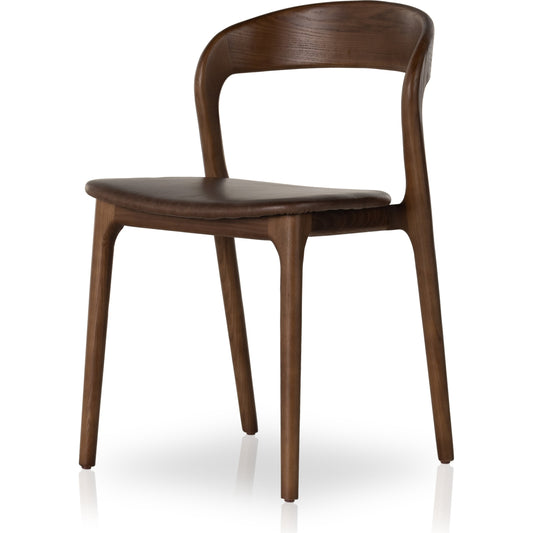Amare Dining Chair by Four Hands. Made from top grain leather, solid ash in a modern style.