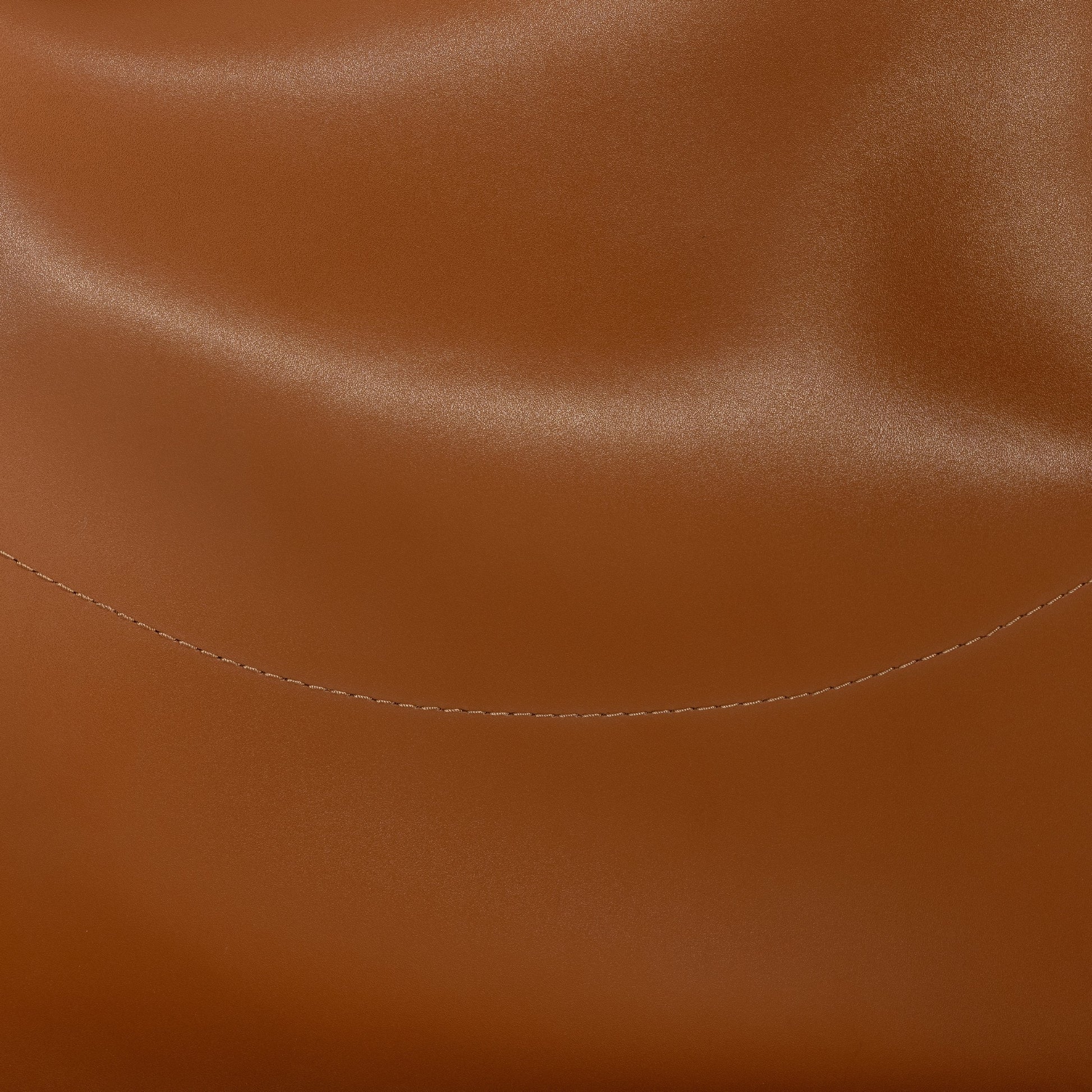 Lulu Armless Dining Chair by Four Hands in espresso leather, cardiff cream and umber ash. Made from 100% polyester, solid ash, 70% split leather, 30% polyvinyl chloride (pvc) in a modern style.