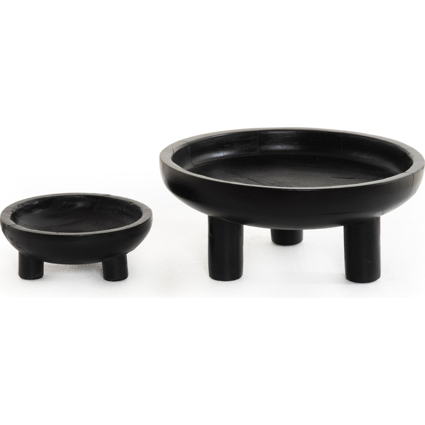 004 SI-1902819 | Additional Silo | Rune Bowls by Four Hands in flint black. Made from solid mango in a modern style.