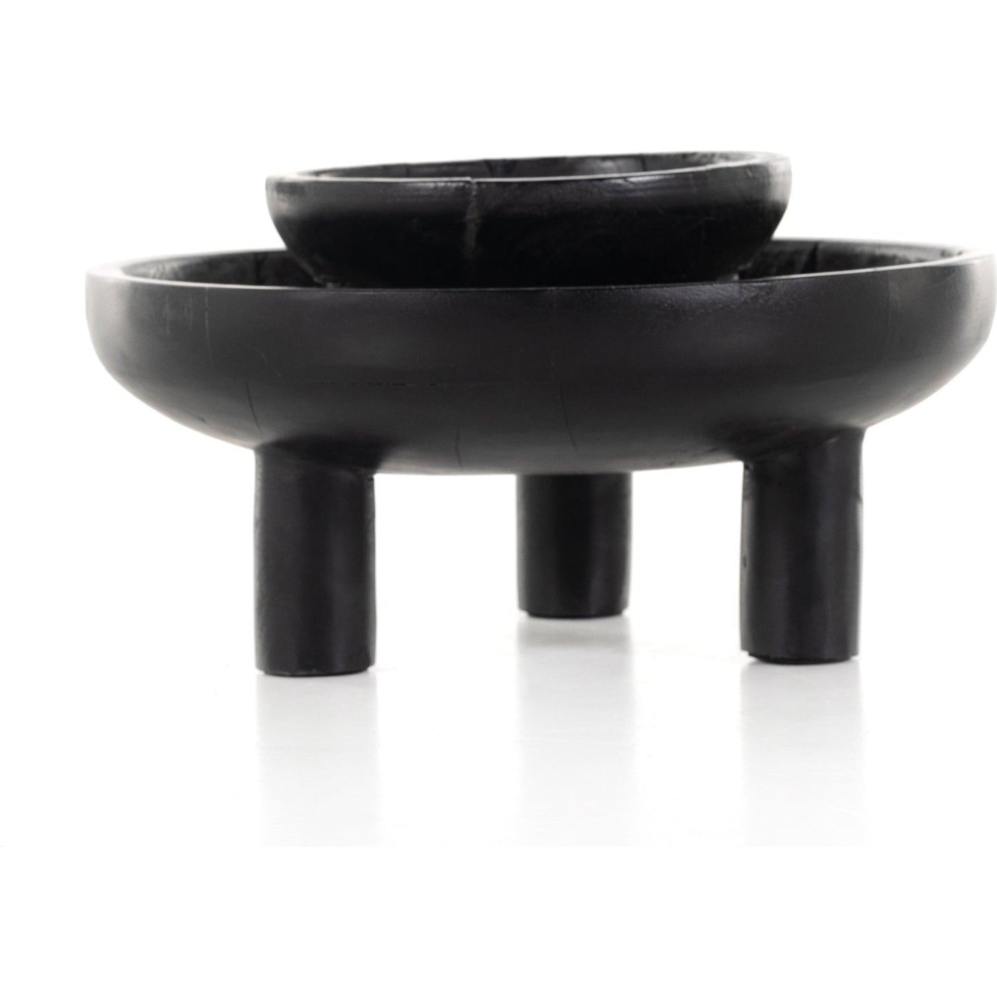 002 SI-1902819 | Additional Silo | Rune Bowls by Four Hands in flint black. Made from solid mango in a modern style.