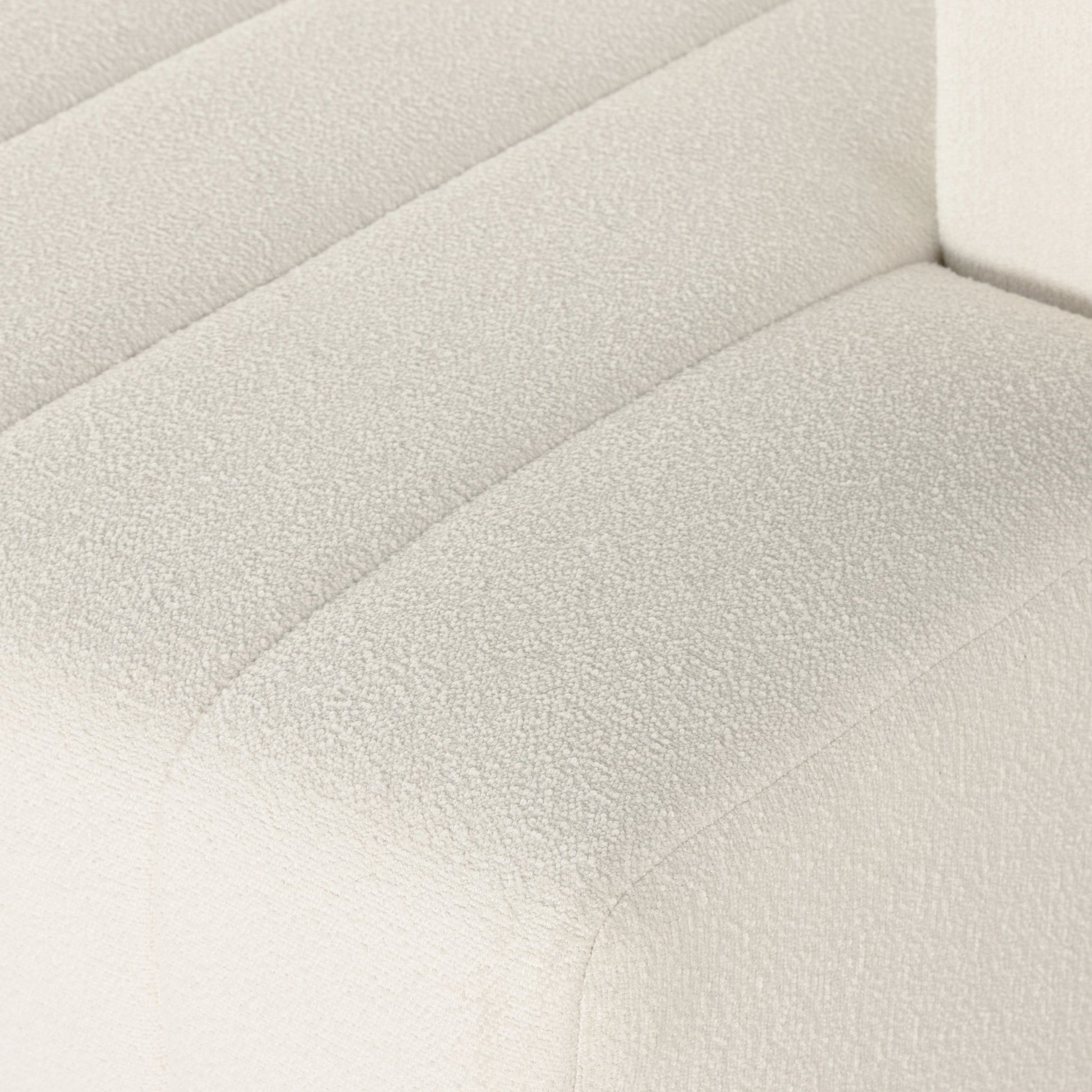 Langham Channeled 6-Piece Sectional by Four Hands in fayette cloud. Made from 97% polyester, 3% acrylic, poplar plywood, 58% polyester, 39% wool, 3% cotton in a modern style.