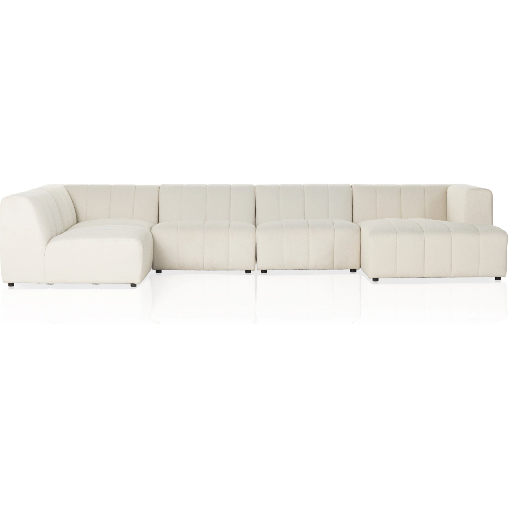 Langham Channeled 5-Piece Sectional by Four Hands. Made from unique in a modern style.