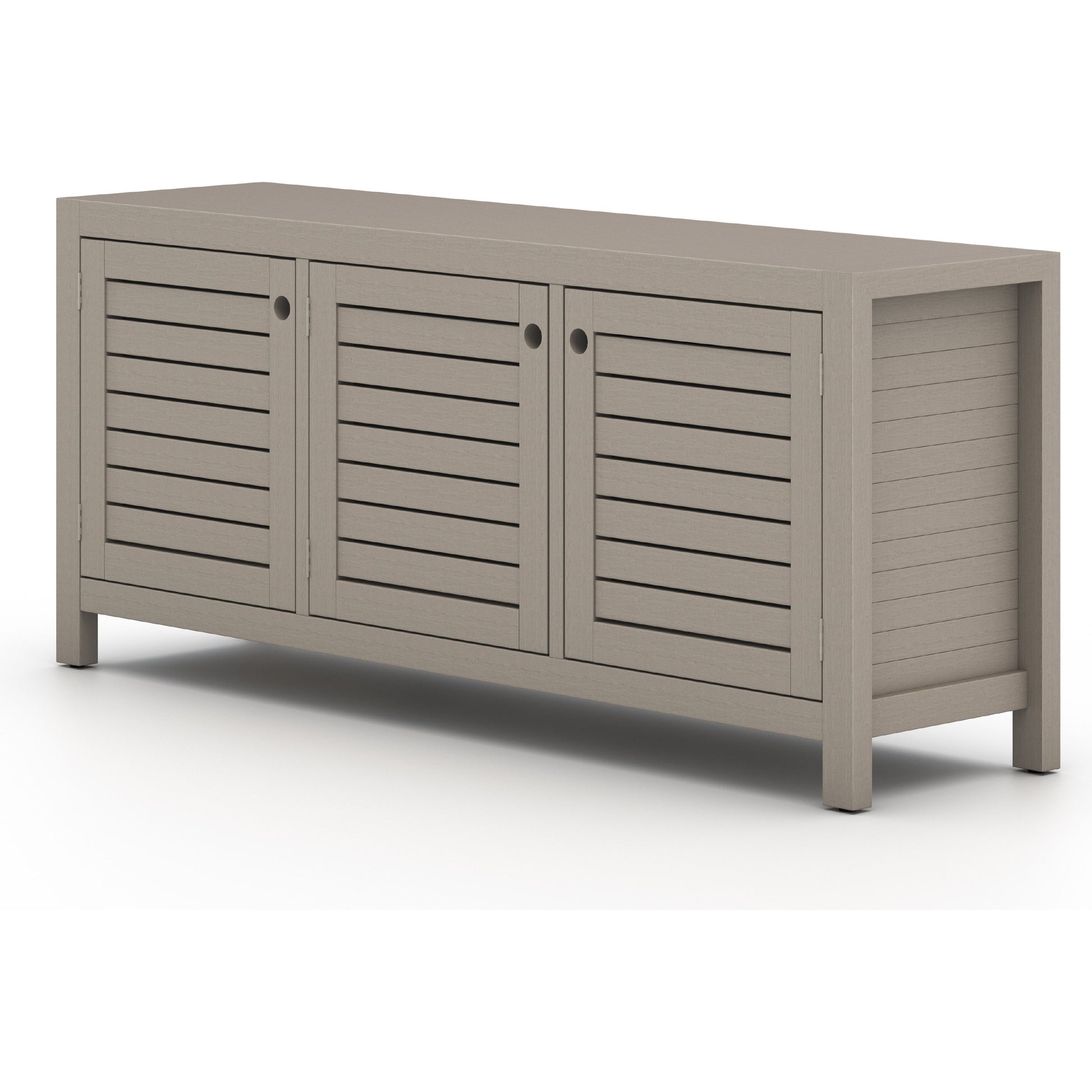 Sonoma Outdoor Sideboard by Four Hands. Made from solid fsc®-certified teak in a modern style.
