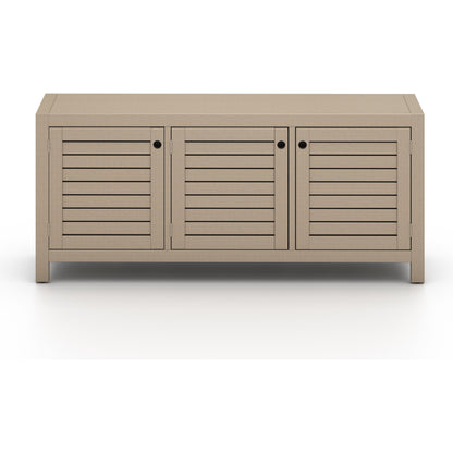 Sonoma Outdoor Sideboard by Four Hands. Made from solid fsc®-certified teak in a modern style.