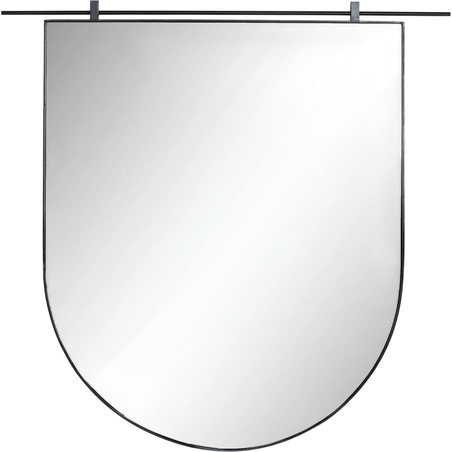 001 SI-1798369 | Primary Silo | Chico Arch Mirror by Four Hands in antique iron. Made from iron, engineered hardwood in a cottage & farmhouse style.