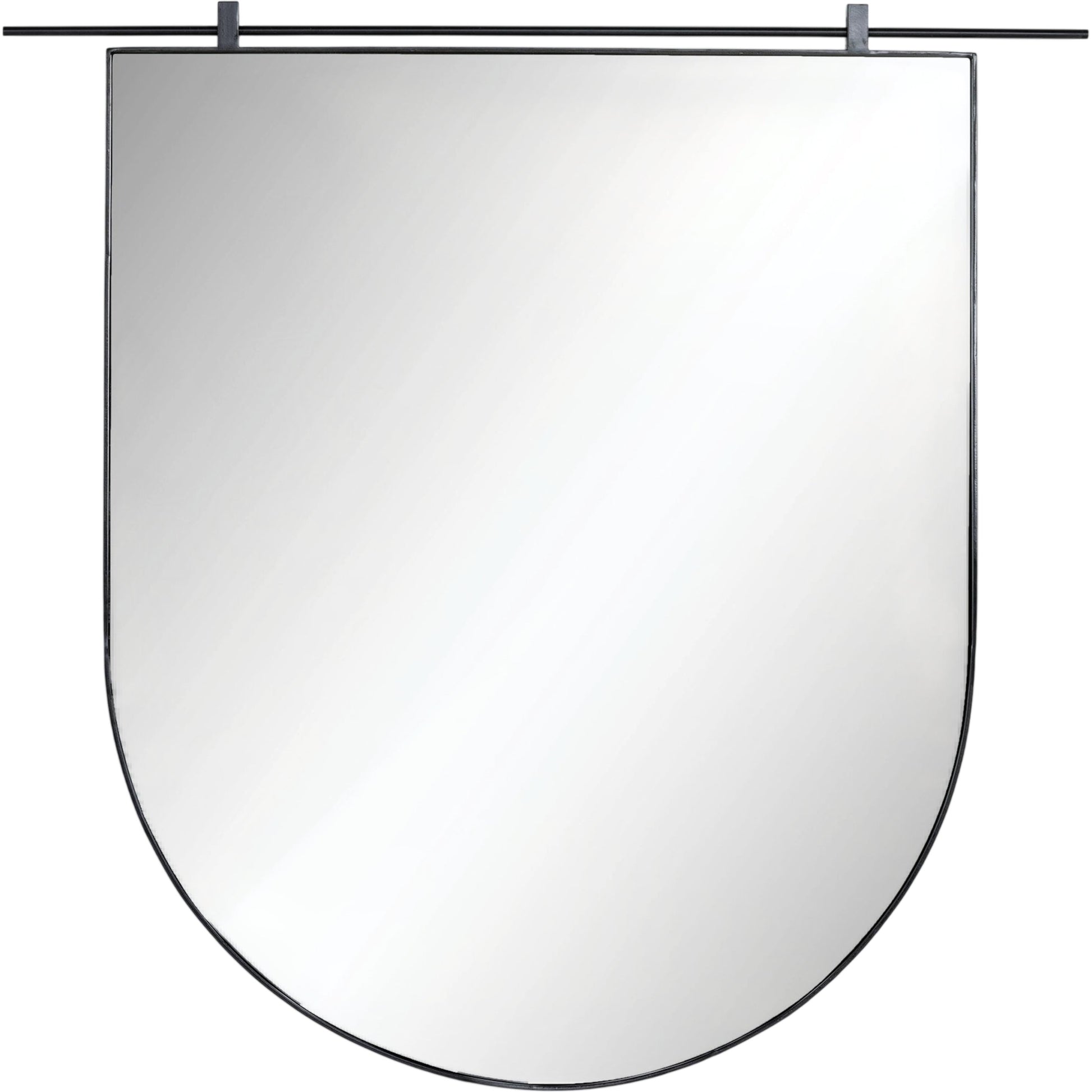 Chico Arch Mirror by Four Hands in antique iron. Made from iron, engineered hardwood in a cottage & farmhouse style.